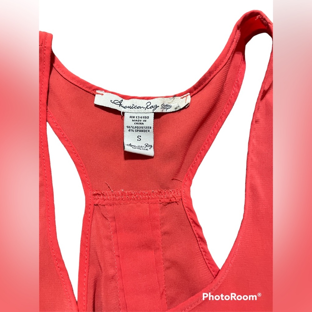 𝘈𝘔𝘌𝘙𝘐𝘊𝘈𝘕 𝘙𝘈𝘎 High/Low Razorback Tank Top - Picture 6 of 6